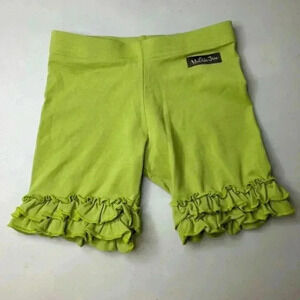 Matilda Jane Choose Your Own Path Grow With Me‎ Lime Green Shorties Size 6